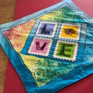 Two Girl Scout bandannas